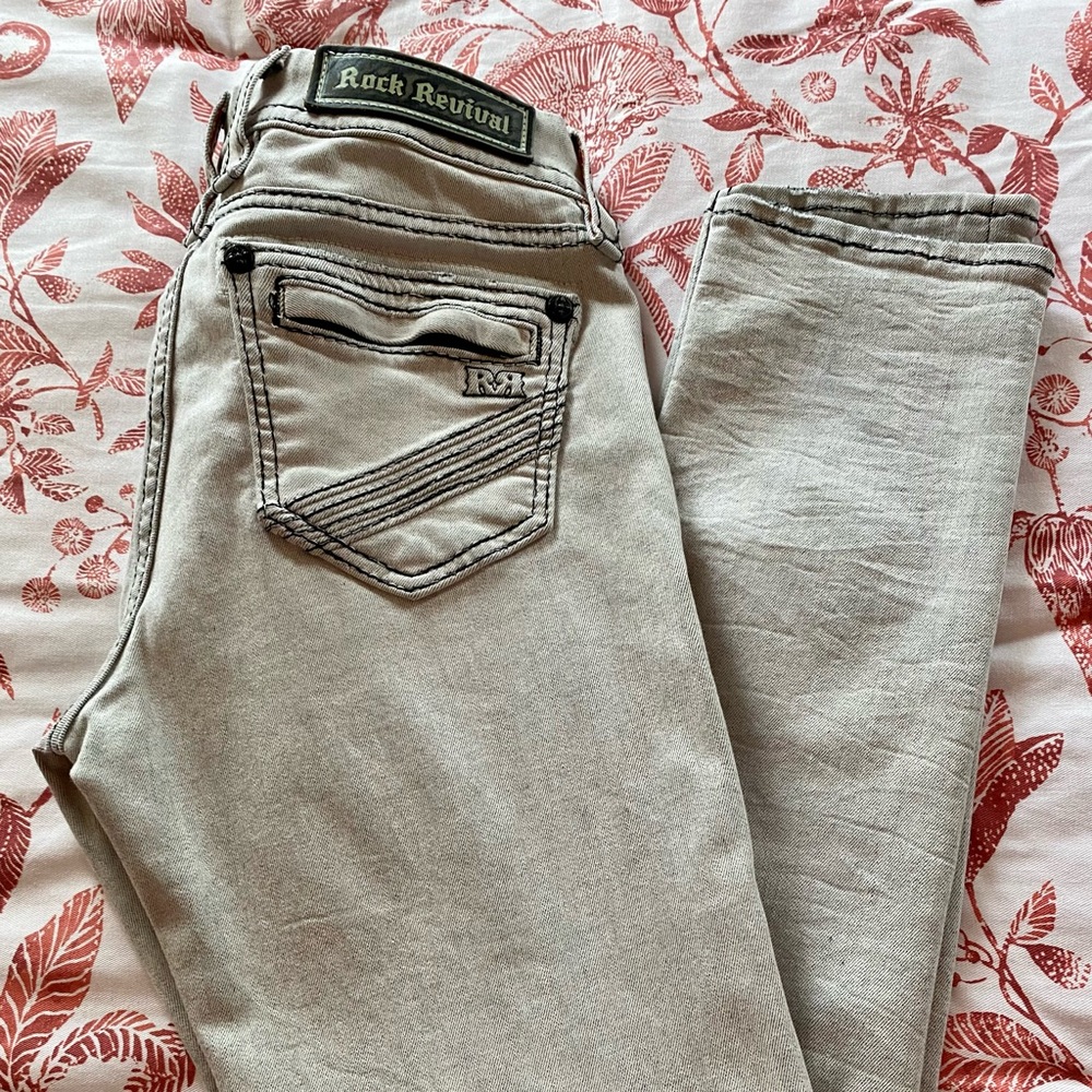 Rock Revival Maple Skinny Jeans
